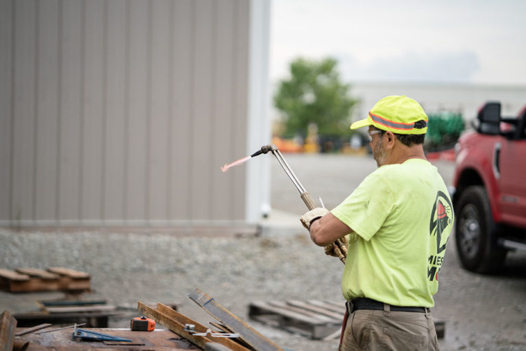 Midwest Mole employees in action