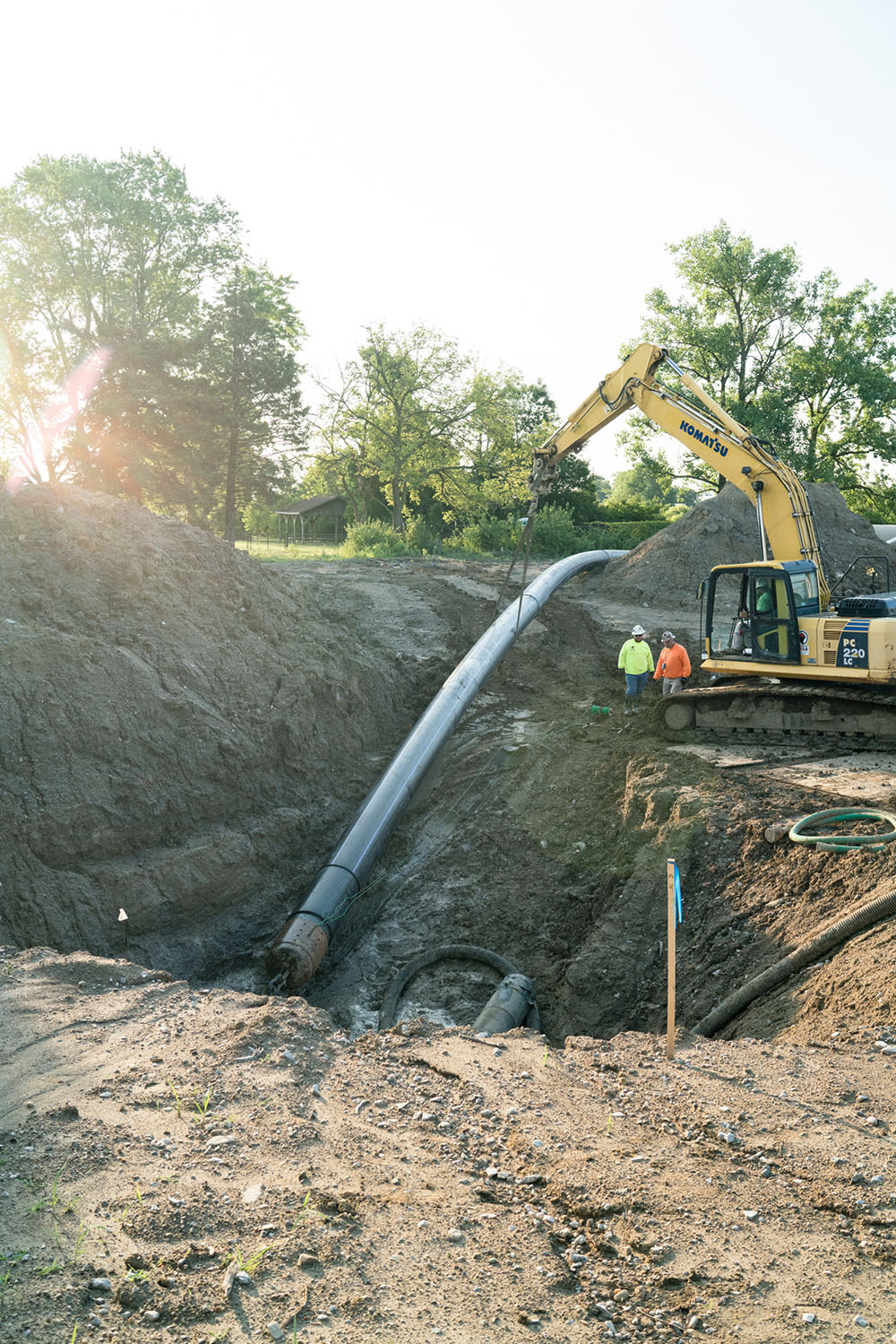 Midwest Mole tunneling