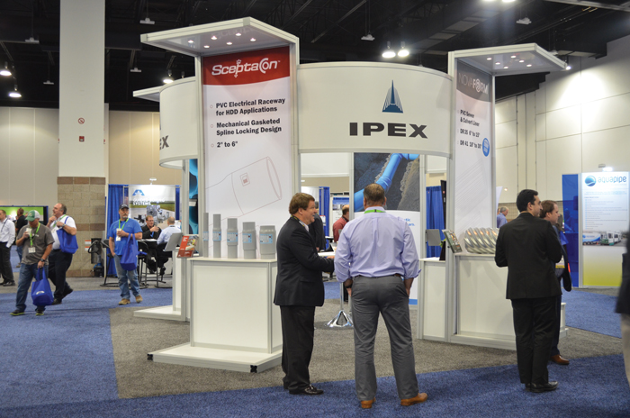 The IPEX booth was busy throughout the show.